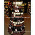 Four Layers Round Rack Stand/ Exhibition for Wine